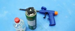 How to wash a gun with polyurethane foam at a fraction of the cost?