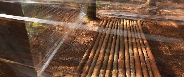 Wie man aus Plastikfolie eine Hütte baut, um im Sommer vor schlechtem Wetter und im Winter vor starkem Frost zu schützen