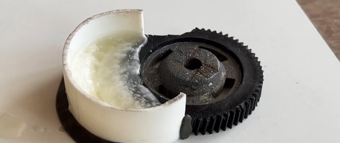 Hogyan lehet megbízhatóan helyreállítani egy műanyag fogaskereket