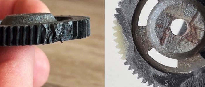How to reliably restore a plastic gear