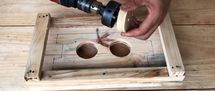 Hogyan készítsünk fából készült zárblokk-formát