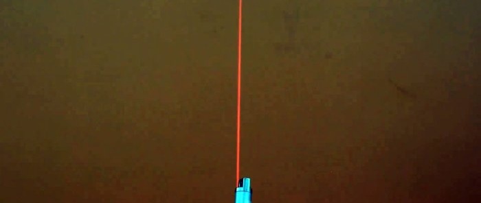 How to make a laser level from a cheap laser pointer