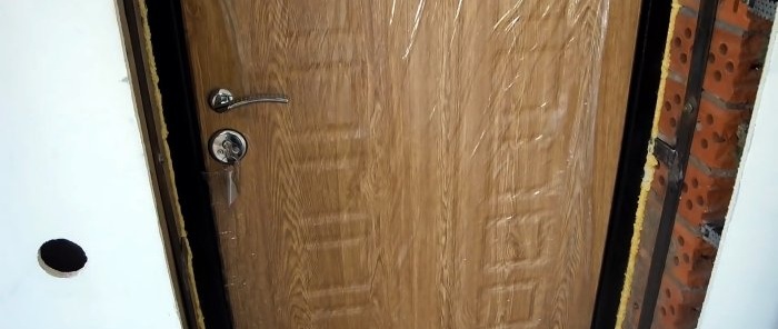 Kako napraviti šik kosine za ulazna vrata od običnog laminata