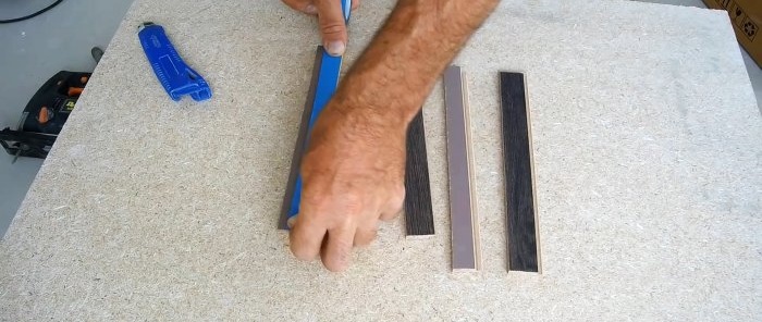 Как да направите шикозни склонове на входната врата от обикновен ламинат