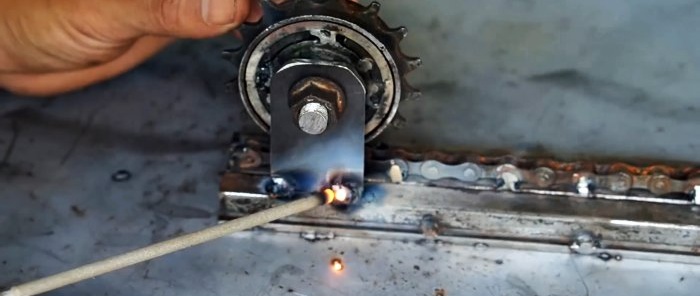 Como fazer um tensor de elo de corrente com peças de bicicleta