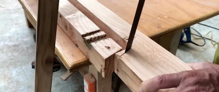 วิธีทำบันไดพับจากไม้