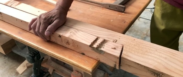 Как да си направим сгъваема стълба от дърво