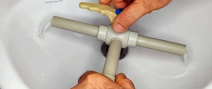 Kako napraviti trosmjerni kuglasti ventil