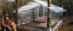 Comment réaliser une cabane en film plastique pour se protéger des intempéries en été et des fortes gelées en hiver