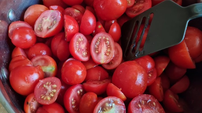 Het recept voor tomatenpuree is niet voor luie mensen
