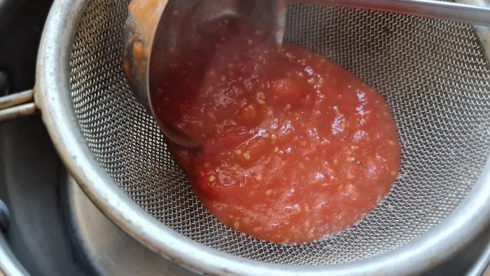 Het recept voor tomatenpuree is niet voor luie mensen