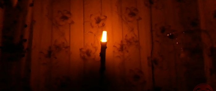 How to make an awesome lamp Electronic torch with flickering effect
