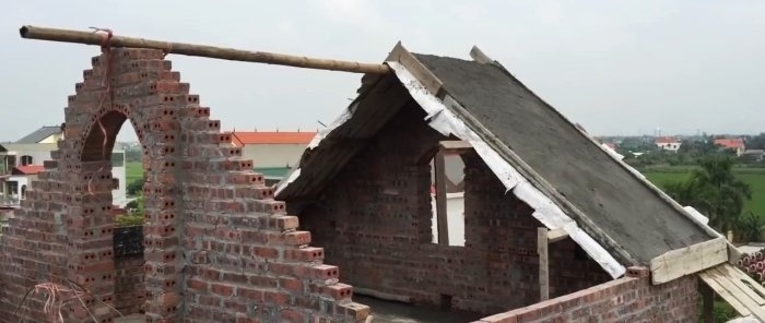 Com construir un sostre de formigó sense utilitzar mitjans mecànics