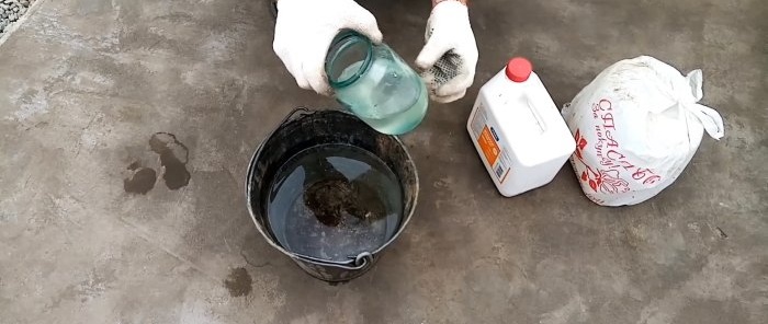 How to prepare your own waterproofing impregnation for concrete