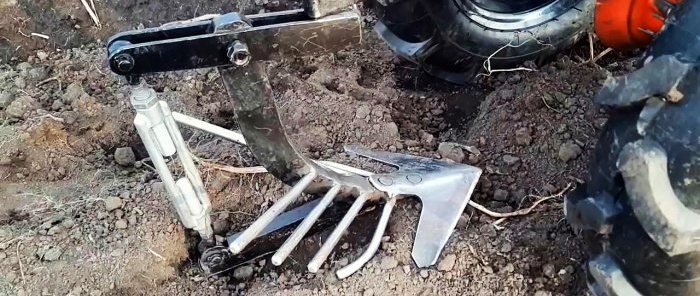 Cómo hacer una excavadora de patatas en un motobloque