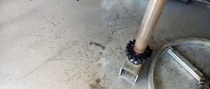 Како направити металну корпу од шипки помоћу ручног алата