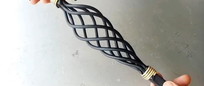 Ako vyrobiť kovový kôš z tyčí pomocou ručného nástroja