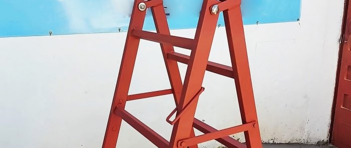 How to make a folding stepladder more reliable than a store-bought one