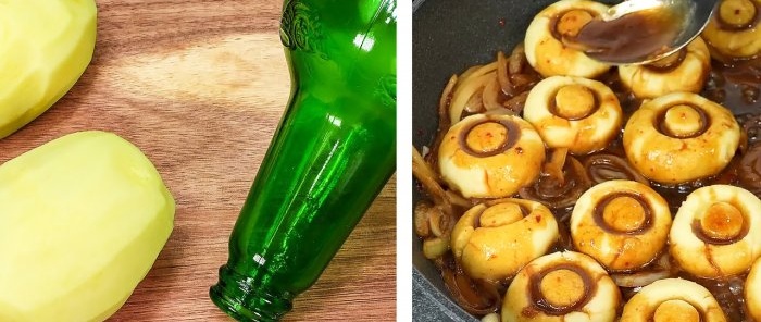 Take a potato and an empty bottle. Prepare an amazing and simple dish that will please everyone.