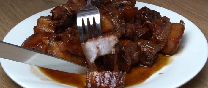 How to cook pork belly using a restaurant recipe