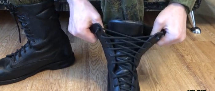 5 astuces de chaussures militaires