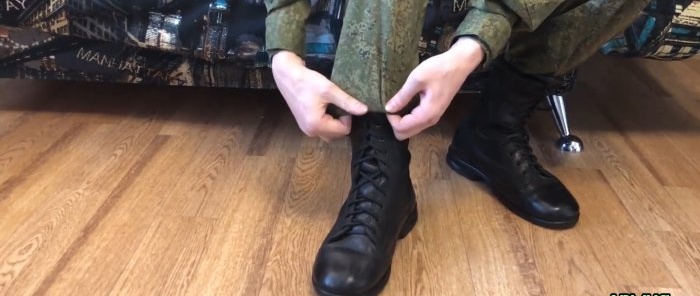 5 astuces de chaussures militaires