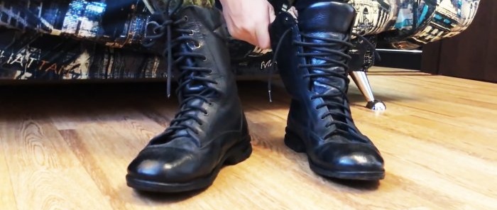 5 truques com sapatos militares