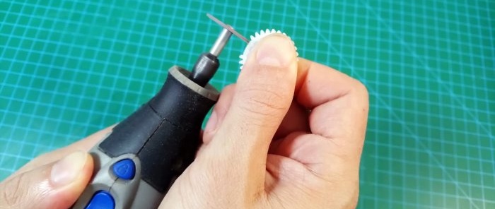 Com restaurar de manera fiable les dents d'engranatge de plàstic danyades