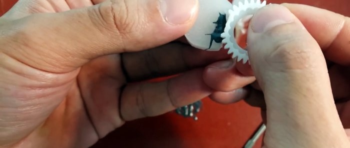 How to reliably restore damaged plastic gear teeth