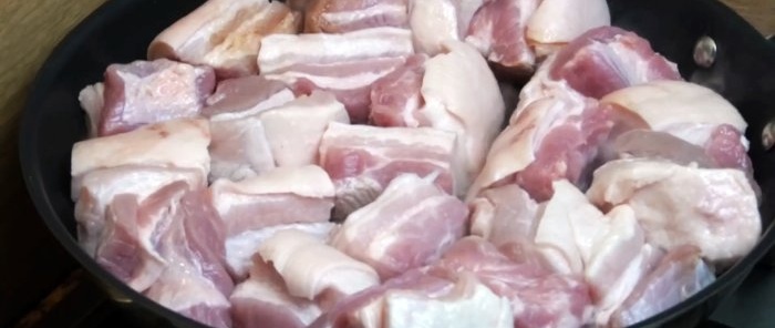 Hvordan lage svinekjøtt ved hjelp av en restaurantoppskrift