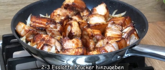 How to cook pork belly using a restaurant recipe