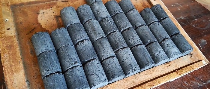Kā pagatavot noturīgas ogļu briketes