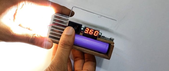 How to make a powerful 12W LED flashlight