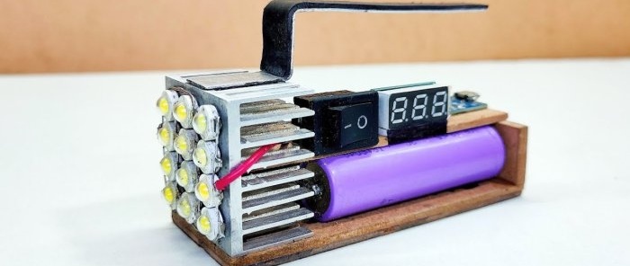 Hoe maak je een krachtige 12W LED-zaklamp?