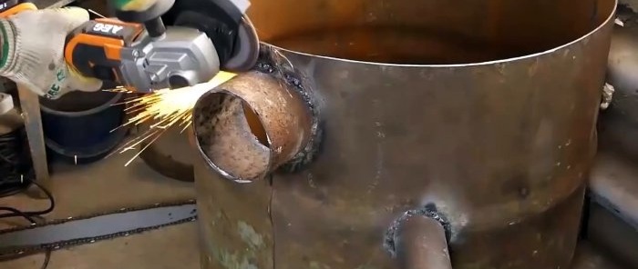 Comment fabriquer un poêle à combustion longue à partir de ferraille