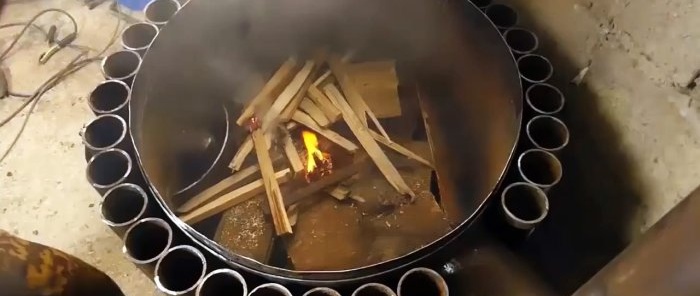 Wie man aus Altmetall einen Langzeitofen baut