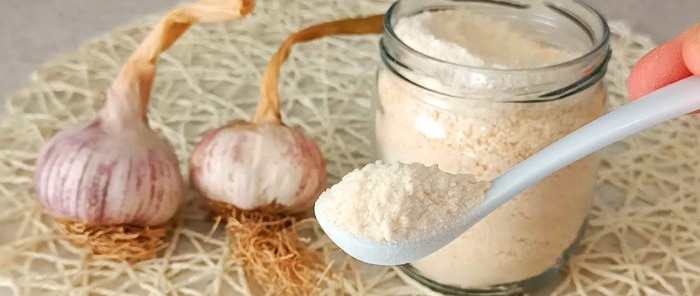 One of the best ways to preserve garlic without losing its properties for many years