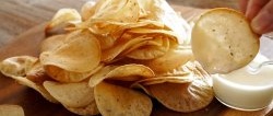 Leckere Kartoffelchips OHNE Öl oder Braten