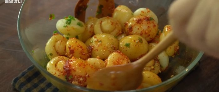 Sans champignons Plat génial à base de pommes de terre ordinaires