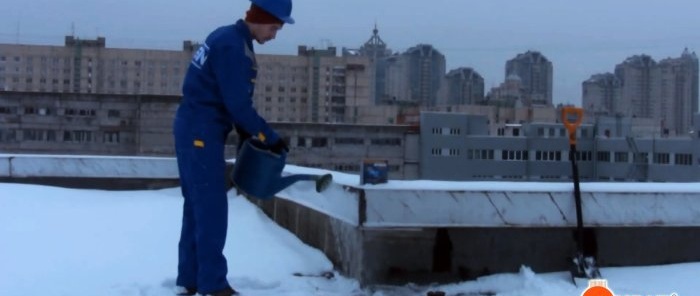 Брза поправка крова по снегу и киши