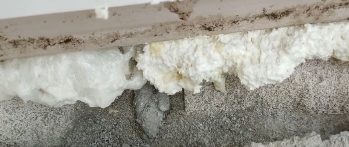 Blowing from the joints of the window sill How to eliminate and insulate