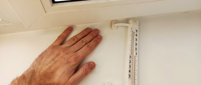 Blåser fra skjøtene i vinduskarmen Hvordan eliminere og isolere