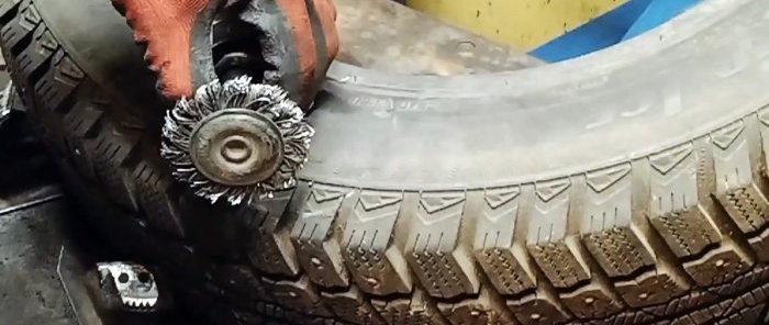 Com reparar els danys laterals d'un pneumàtic sense gastar molt de temps i diners