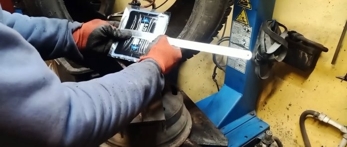 How to repair side damage to a tire without spending a lot of time and money