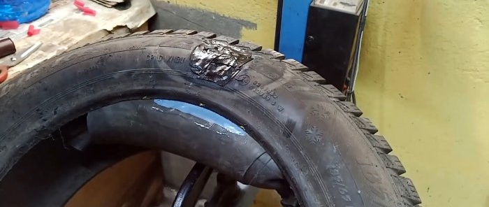Como reparar danos laterais em um pneu sem gastar muito tempo e dinheiro
