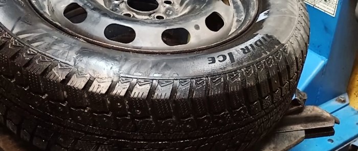 How to repair side damage to a tire without spending a lot of time and money