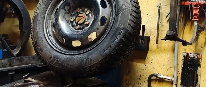 How to repair side damage to a tire without spending a lot of time and money