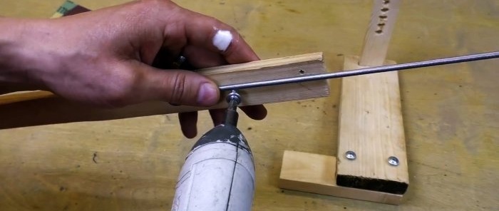 Како направити најједноставније дрвено оштрење за прецизно оштрење ножева