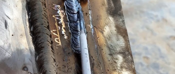 How to weld a large gap in various ways using a conventional electrode
