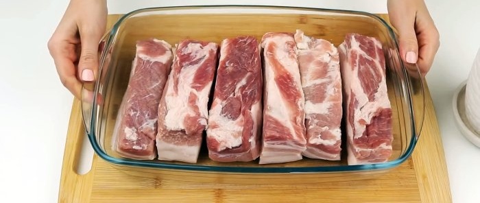 Delizioso petto salato a base di carne poco costosa